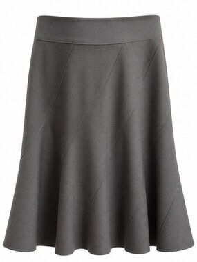 Gray Polyester blend skirt, Larry Levine, size 14